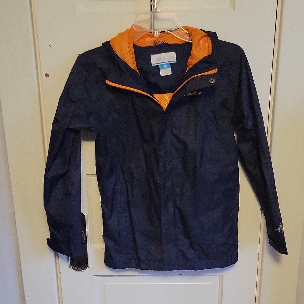 Columbia Dark Blue and Bright Orange Jacket